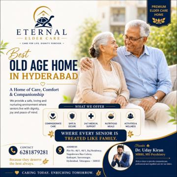Old Age Home in Hyderabad | Eternal Elder Care