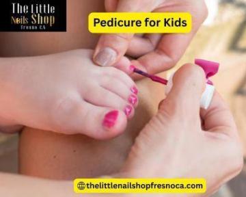 Let your kids enjoy colorful feet with our Pedicure for Kids services