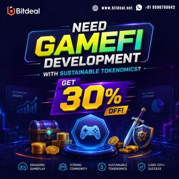 Need GameFi Development with Sustainable Tokenomics? Get 30% OFF!