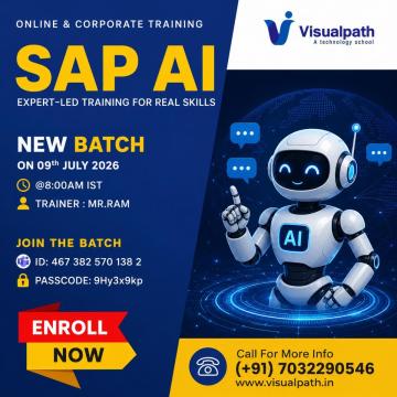 Join the SAP AI Online Training New Batch on July 9th!