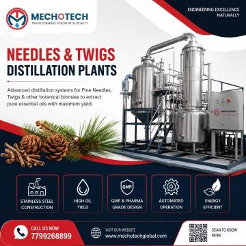 Needles & Twigs Distillation Plants | Mecho Tech
