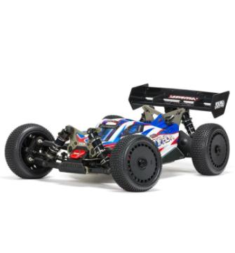 Arrma 1/8 TYPHON 6S TLR Tuned 4X4 RTR Brushless Buggy, Red/Blue (MEGATRONTOYS)