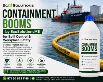 Containment Booms by Eco Solutions for Effective Spill Control Solutions