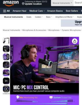 Amazon: 10% OFF FIFINE Gaming Microphone Kit