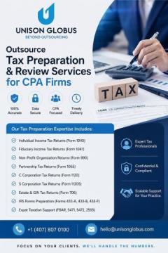 Outsource Tax Preparation & Review Services for CPA Firms
