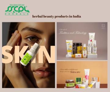 Natural herbal beauty products in India