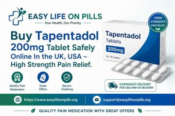 Buy Tapentadol 200mg Tablet Safely Online In the UK, USA – High Strength Pain Relief.