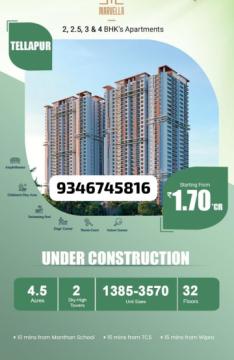 Apartments, Flats for Sale in Tellapur, Hyderabad