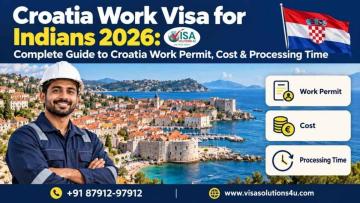 Croatia Work Visa for Indians 2026: Complete Guide to Croatia Work Permit, Cost & Processing Time