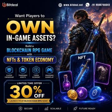 Want Players to Own In-Game Assets? Build a Blockchain RPG Game with NFTs & Token Economy - Limited