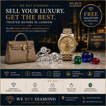 Trusted Jewellery & Luxury Buyers in London - Free Valuation & Instant Offers