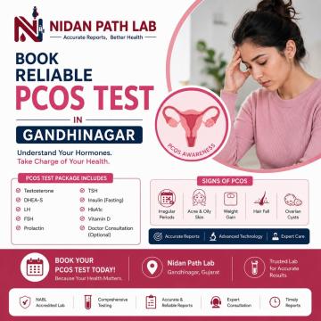 Book Reliable PCOS Test in Gandhinagar at Nidan Path Lab