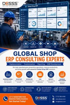 Global Shop ERP Solutions Consulting | ERP Implementation & Support Specialists