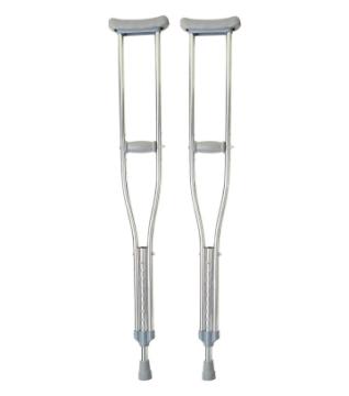 SNUG360 Underarm Walking Crutches | Adjustable Stainless Steel Crutches