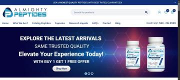 20% OFF Your Purchase on Almighty Peptides