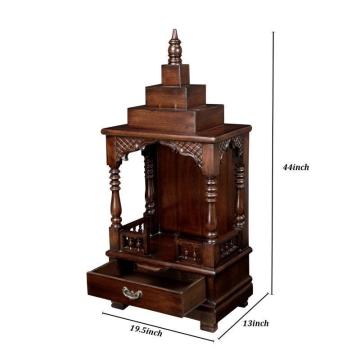 Handcrafted Wooden Pooja Mandir Online for Your Home