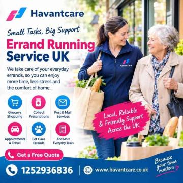Errand Running Service UK for Everyday Support