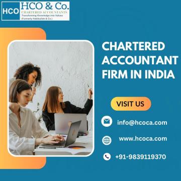 Chartered Accountant Firm in India for Professional Financial Solutions