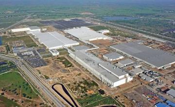 Industrial steel structure fabrication