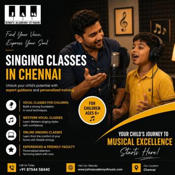 Singing Classes in Chennai | John's Academy of Music
