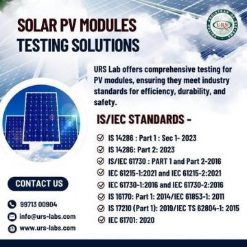 PV Modules Testing Services in Gurugram
