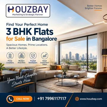 Houzbay Real Estate Consulting | 3 BHK Flats for Sale in Bangalore