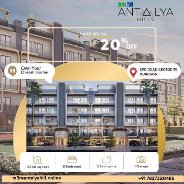 Prime Location of m3m antalya hills residential property in sector 79