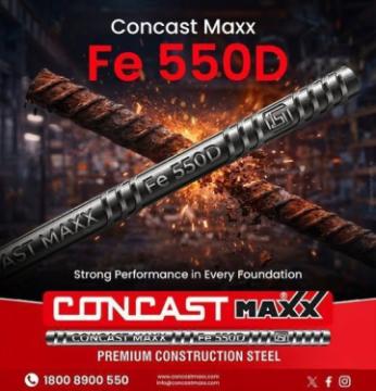 Concast Maxx: Top TMT Steel Bars Manufacturers & Supplier in Kolkata & WB