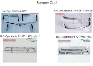 Opel GT (1968 to 1973) / Opel Manta A / Opel Rekord P2 bumpers