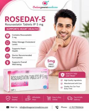 Roseday Tablet (Rosuvastatin Medication) | Onlinegenericmedicine