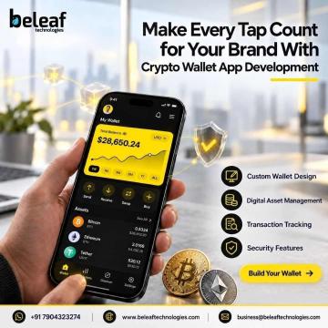 Make Every Tap Count for Your Brand With Crypto Wallet App Development
