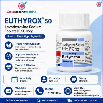 Euthyrox Tablet (Levothyroxine) | Levothyroxine Medicine | Online Generic Medicine