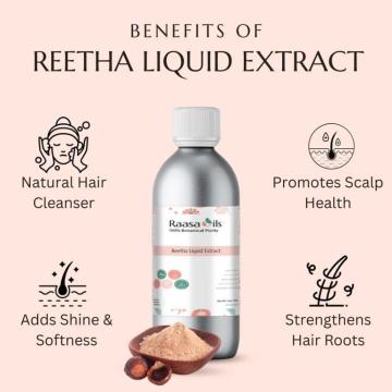 Reetha Liquid Extract for Cosmetic & Beauty Products | Raasa Oils