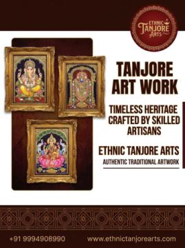 Thanjavur Paintings in Chennai | Ethnic Tanjore Arts