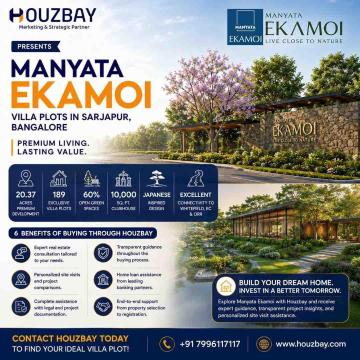 Buy Luxury Villa Plots in Sarjapur Bangalore | Manyata Ekamoi