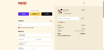 50% OFF Your Storewide on Equip Foods