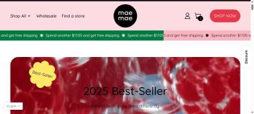 55% OFF Your Order at Maemae