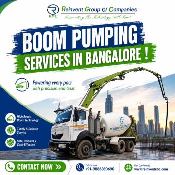 Boom Pumping Services in Bangalore