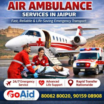 Air Ambulance Services in Jaipur – Fast, Reliable & Life-Saving Emergency Transport by GoAid