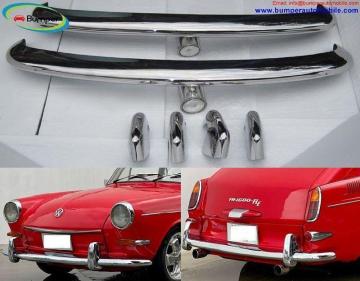 Volkswagen Type 3 bumper and trims (1963–1971) by stainless steel (VW Typ 3 Stoßfänger)