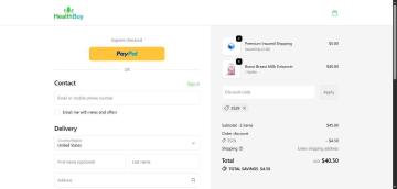 10% OFF All Your Orders At HealthBuy