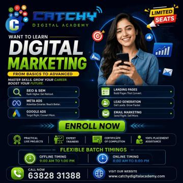 Catchy Digital Marketing Online & Offline Digital Marketing Course in Coimbatore