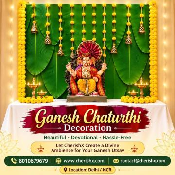 Ganesh Chaturthi Decoration in Delhi