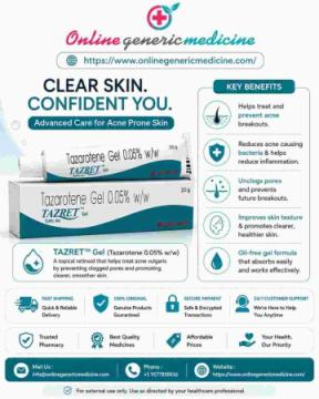Tazret Gel – Topical Gel for Acne-Prone Skin