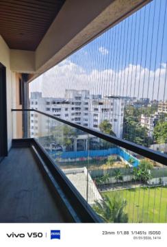 Invisible Balcony Grill Installation in Chennai – Child Safety Solutions