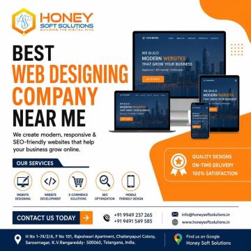 web designing company in hyderabad – Honey Soft Solutions