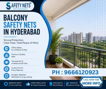 Balcony Safety Nets in Hyderabad | Shiva Enterprises