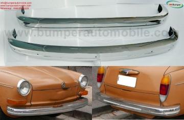 Volkswagen Type 3 bumper and trims (1963–1971) by stainless steel (VW Typ 3 Stoßfänger)