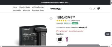 TurboJet Australia: Up To 75% OFF Sitewide + Free Shipping