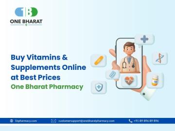 Buy Vitamins & Supplements Online at Best Prices | One Bharat Pharmacy